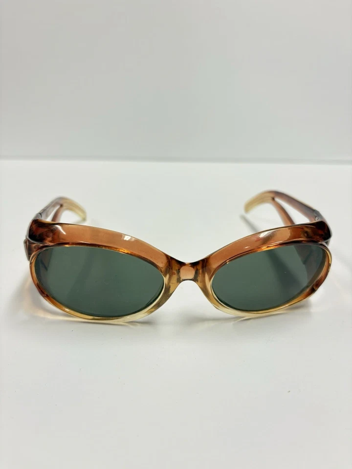 Vintage High End Designer Sunglasses Acetate/glass Lenses Versace? Valentino? - Image 2 of 4