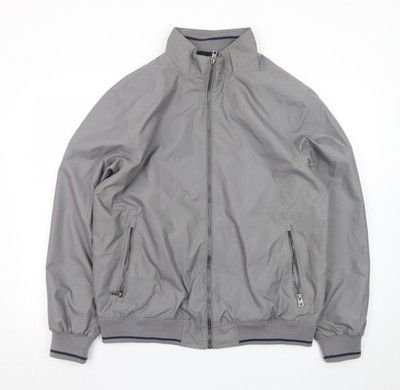 James Pringle Basic Jacke Herren Grau Full Zip Größe M