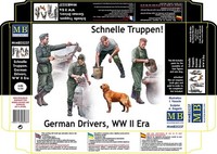 Master Box MB35237 - 1/35 Schnelle Truppen. German Drivers, Ww Ii Era - Neu