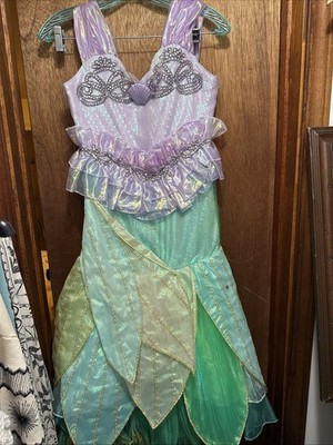 Disney Store Limited Edition Little Mermaid Ariel Costume Dress Kids 8 2500 made