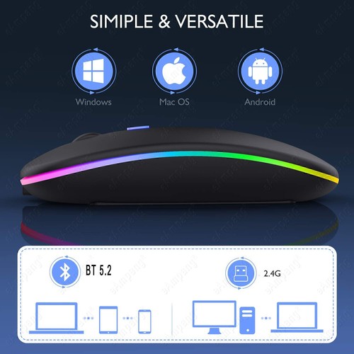 Beleuchtet Tastatur Hülle Maus Für Samsung Galaxy Tab S9 FE A9+ A8 S7 S8 S6 Lite - Bild 43 von 47