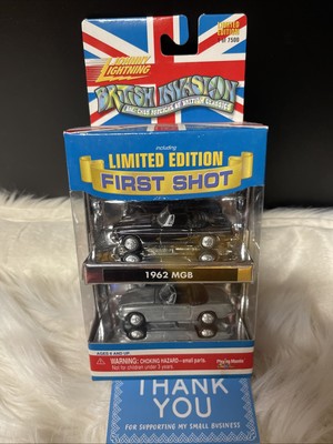 New Johnny Lightning British invasion Limited Die Cast first shot 1962 MGB