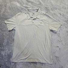The North Face Shirt Mens Large Short Sleeve Lightweight Golf Green Stripes