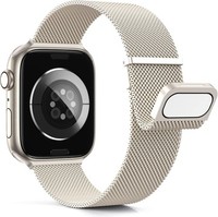 Ersatzarmband Milanaise Magnetisch Edelstahl Kompatibel Mit Apple Watch 38-42Mm