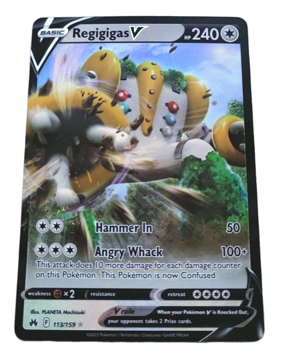 Regigigas V HP240 2023 Collectible Pokemon Card No. 113/159 | eBay
