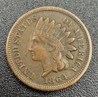 1864 Bronze Indian Head Cent    (WM1)