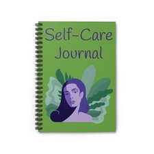 Spiral Lined Notebook, Self-Care Journal, Journaling Notebook
