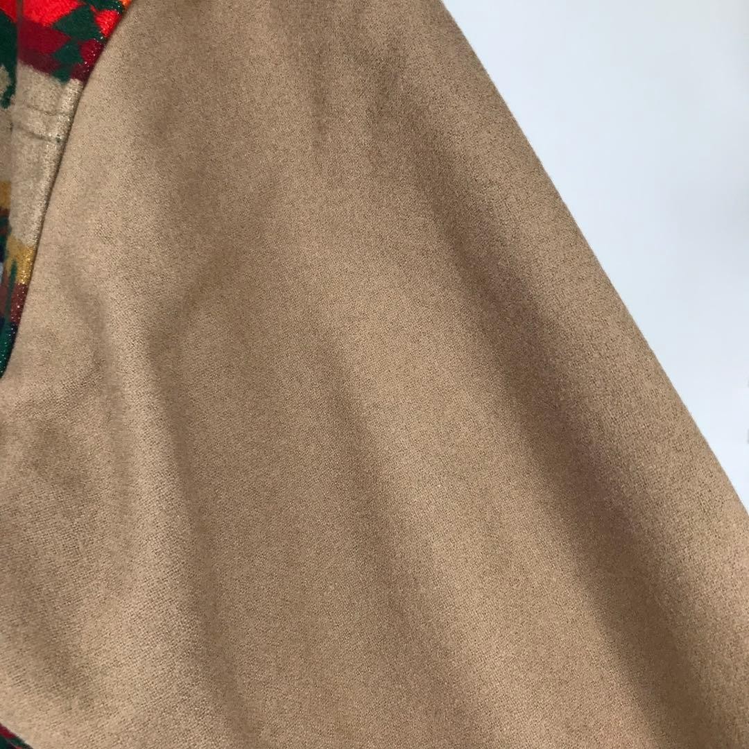 Pendleton XL Beige Wool Native Pattern Made in US… - image 8