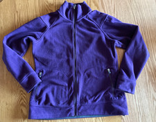 REI Co-op Full Zip Fleece Jacket Womens Sz Large Purple Outdoor