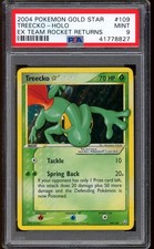 2004 Pokemon Treecko Gold Star EX Team Rocket Returns Holo #109 PSA 9 MINT on eBay