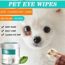 Pet Eye Wipes for Dogs Cats, Hypoallergenic Tear Stain Remover Eye Cleaner,