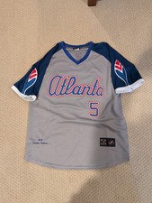 Majestic Atlanta Braves 1979 Bob Horner #5 MLB Baseball Jersey NWOT  sz 44*READ*