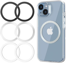 Metal Rings 6Pcs,Ultra-Thin 0.4Mm For Magsafe Sticker/Magnetic Adapter/Phone Cas