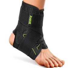 1 Pack Ankle Sleeve, Sprained, Achilles Tendonitis, Yellow XL, 12-13, 13-14