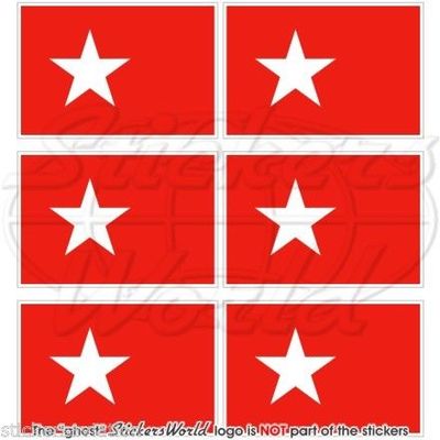 MAASTRICHT Drapeau Pays-Bas Mestreech Sticker Autocollant 40mm X6
