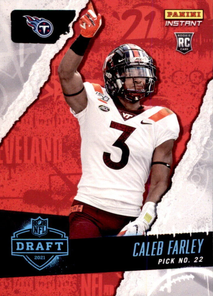 2021 Panini Instant NFL Caleb Farley #14