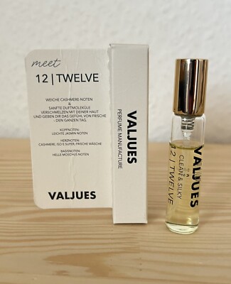 VALJUES Clean & Silky 12/ TWELVE 5ml Eau de Parfum Taschenflakon Nischenduft NEU