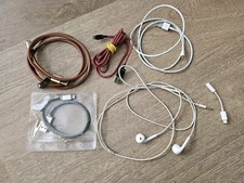 Assortment Lightning USB-A Cables EarPod Adapter micro-USB