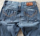 Men's Lucky Brand Jeans Med Denim Button Zipper Fly Jeans 32W X 32L Inseam — photo 7