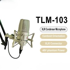 Condenser Microphone Professional Studio Mic for Recording Podcasting Voice Over