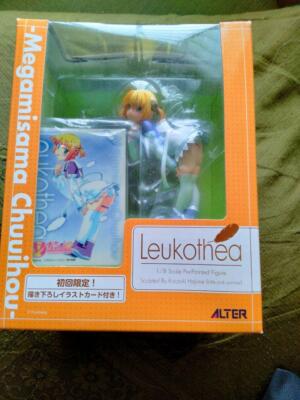 Megamisama Chuuihou Megachu! Leukothea with First edition ALTER Japan Import