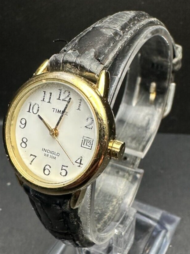 Vintage Timex WR30M Analog Watch Untested May Require Battery or Repairs