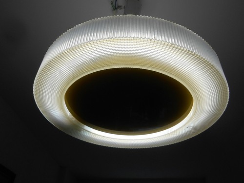 60th s .Mid Century Luigi Colani Space Age Yellow UFO - SATURN Neon Lamp - Picture 3 of 6