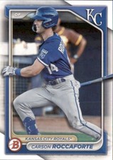 2024 BOWMAN PROSPECTS CARSON ROCCAFORTE KANSAS CITY ROYALS #BP-33