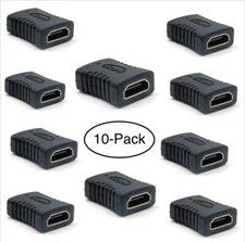 10x HDMI Female To Female Extender Adapter Coupler Connector Fit HDTV 1080P 4K