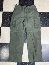 VTG Boy Scouts Of America Cargo Pants Men 32 Green Hike Tactical Outdoors 33x31