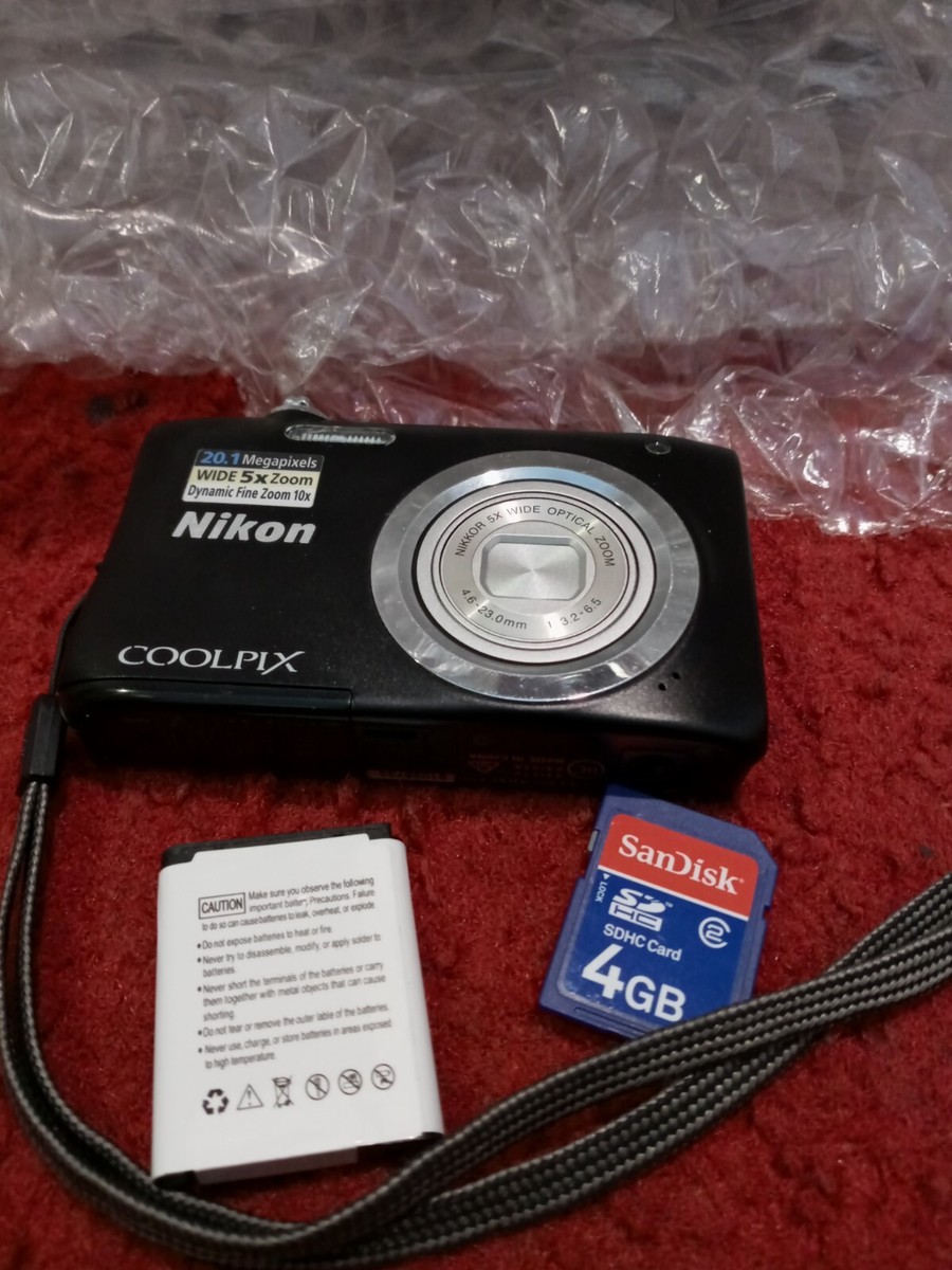 Nikon COOLPIX A100 20.1MP 5x Digital Camera - Black | eBay