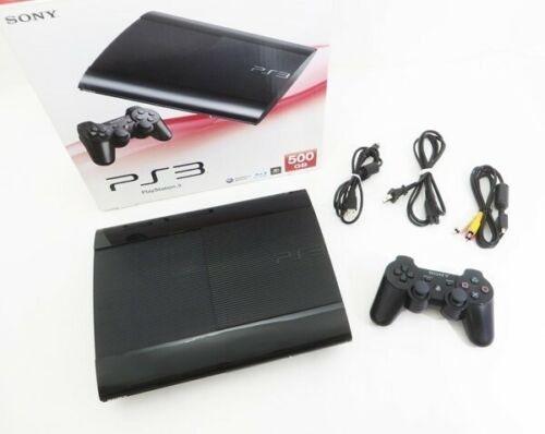 PlayStation 3 Charcoal Black 500GB (CECH-4000 C) gra Sony z Japonii - Zdjęcie 1 z 3