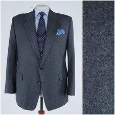 Mens Vintage Blazer 48R UK Size JUPITER Grey Wool Sport Coat Jacket