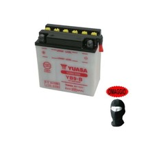 PER GILERA Crono 125 1991-1992 BATTERIA YUASA GIA' PRONTA ALL'USO YB9-B 12V/9AH