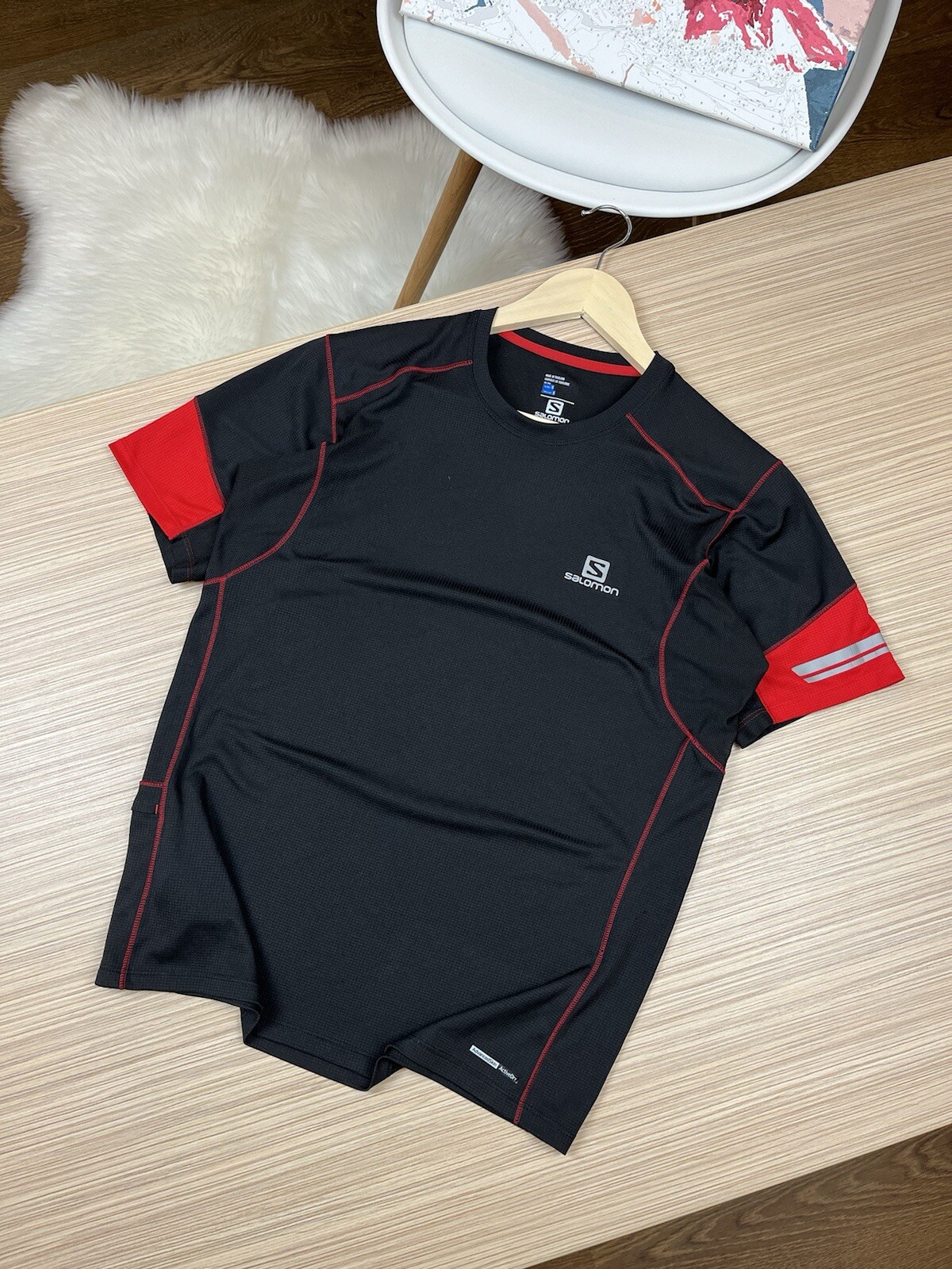 Salomon T Shirt Outdoor Vintage Uomo Taglia S