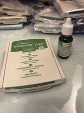 Stampin  Up Cucumber Crush ink pad AND Refill Ink