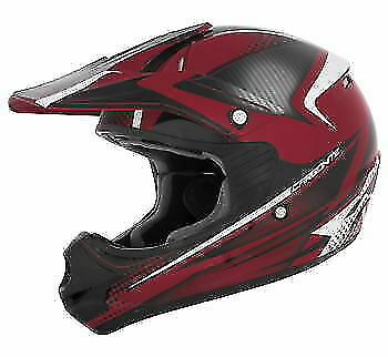 cyber youth motorcycle helmets Cyber UX-23 Carbonite Helmet Youth Large Size Red Black UX23 Y-LRG