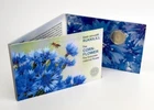 Estonia Coincard 2 Euro 2024 Estonian National Flower, the Cornflower