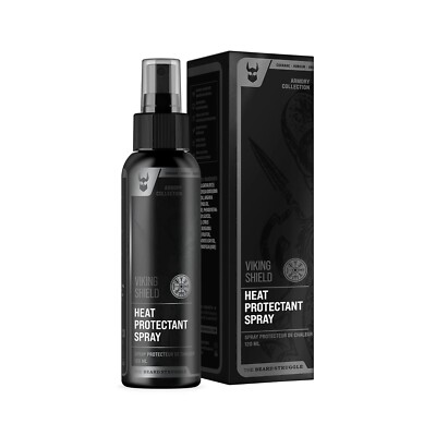 Beard & Hair Heat Protectant Shield Spray for Men by The Beard Struggle - 120ml