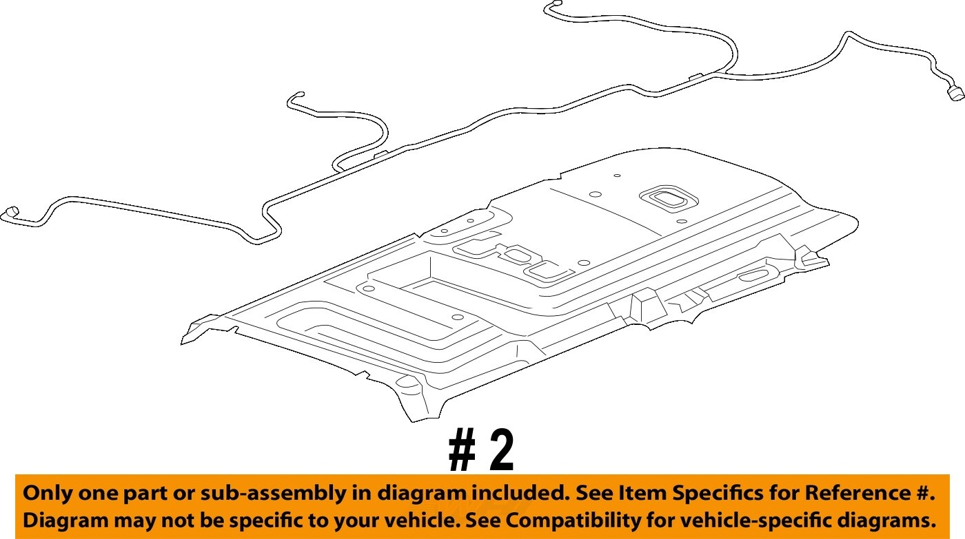 GM OEM Interior-Roof-Headliner 20766557 | eBay 
