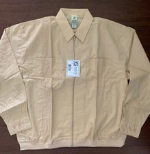 Vintage Mens Haband Beige Windbreaker Full Zippered Jacket Size XL 150 NEW NWT