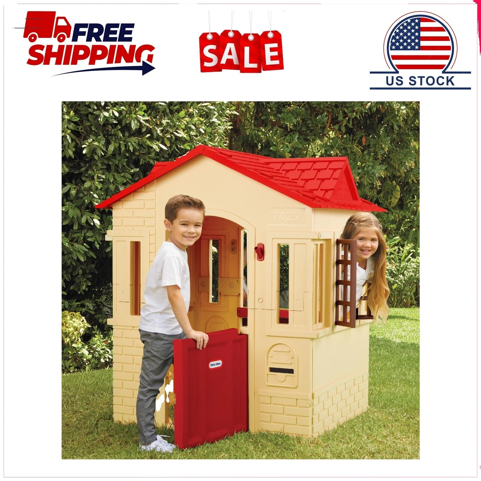 Little Tikes 3-4 Years Permanent Outdoor Playhouses
