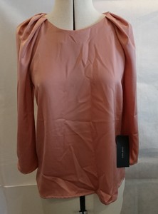 zara pink satin top