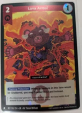 Lava Armor - Metazoo 2025 - Reverse Holo