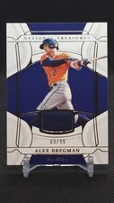 2022 Panini National Treasures Alex Bregman Patch #'d /99 Houston Astros