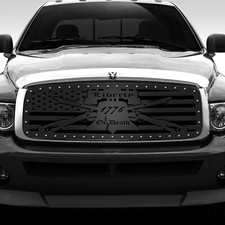 300 Custom Aftermarket Steel Grille For 02-05 150025003500 Dodge Ram Liberty B