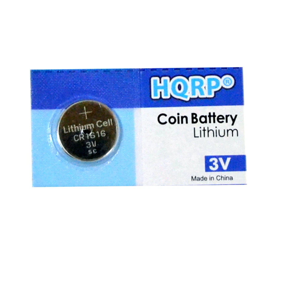 10x HQRP Pilas de Botón Litio CR1616 para Llave de LEXUS SC430 UZZ40 Segunda gen - Image 2 of 4