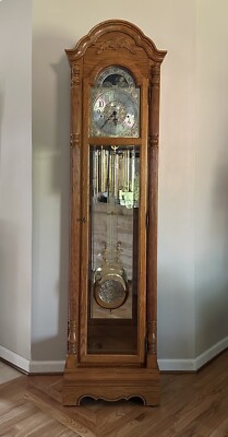 Howard Miller 610-922 Kenneth - Floor Grandfather Clock - Moon