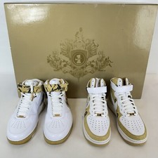 New Nike All-Star Force Pack Basketball White Gold Air 25 Limited 316257 US 10