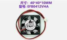 1 PCS Delta Fan EFB0412VHA DC 12V 0.23A 4010 4cm 2 pin Cooling fan